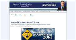 Desktop Screenshot of joshuajoneslaw.com