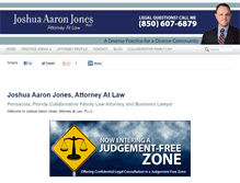 Tablet Screenshot of joshuajoneslaw.com